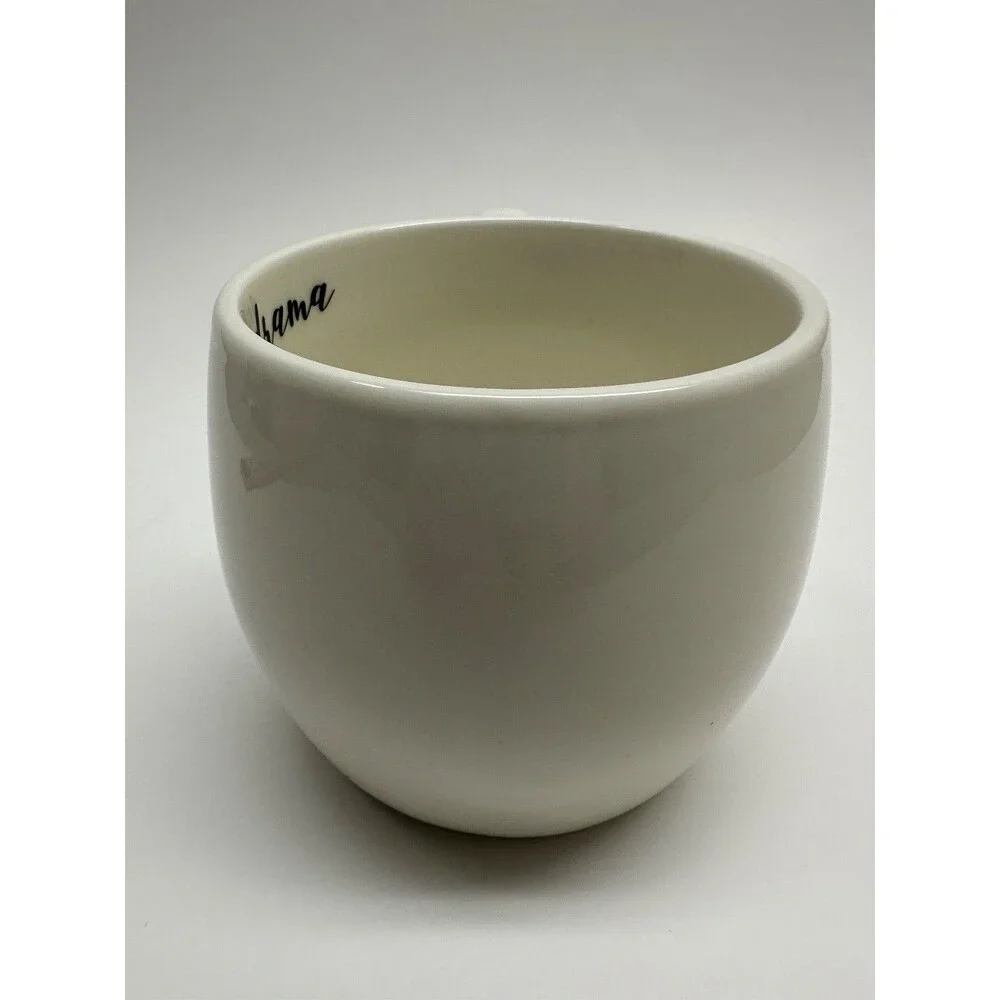 Opalhouse Target Llama Coffee Mug Porcelain Floral Boho White Colorful
